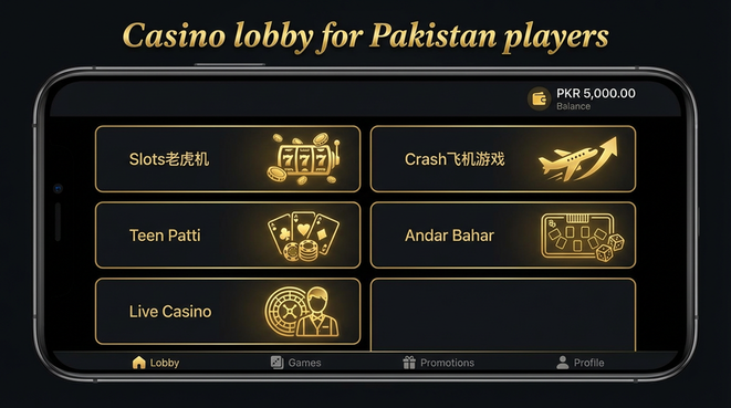 Lobby view of jj804 for Pakistan users - 4